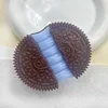 Pincée d'oreo brossé bleu marron
