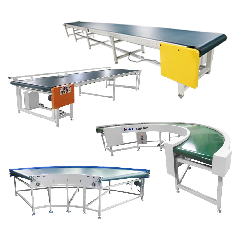 Horizontal Mini Pvc Belt Conveyors With Side Frames