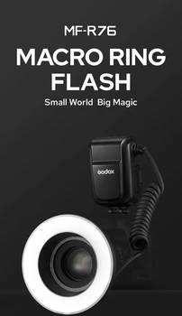 Godox MF-R76 5000K Macro LED Ring Light Macro Speedlite Flash Light for DSLR Camera detail image