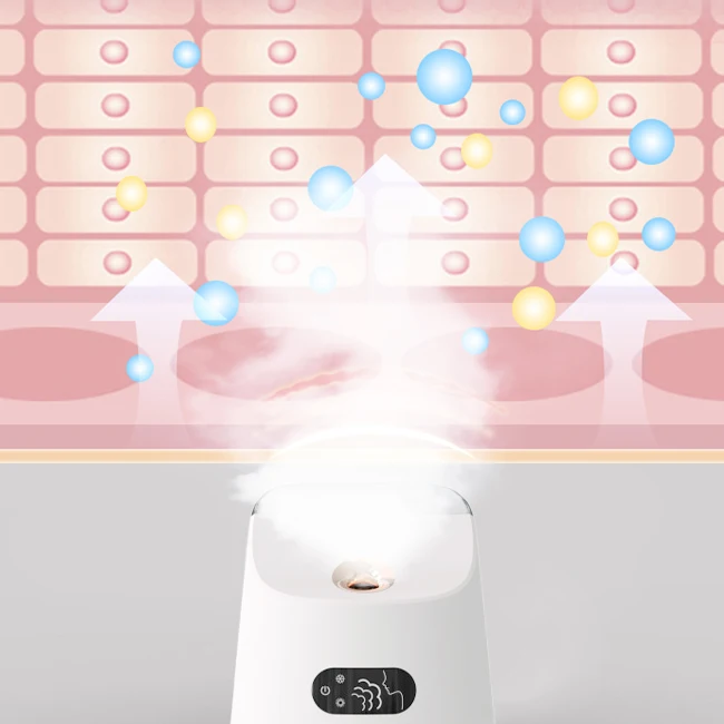 Уход за кожей портативный vapozone vapeur лица лицом Пароварка Профессиональный stemer Паровая сауна