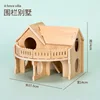 solid wood fence villa