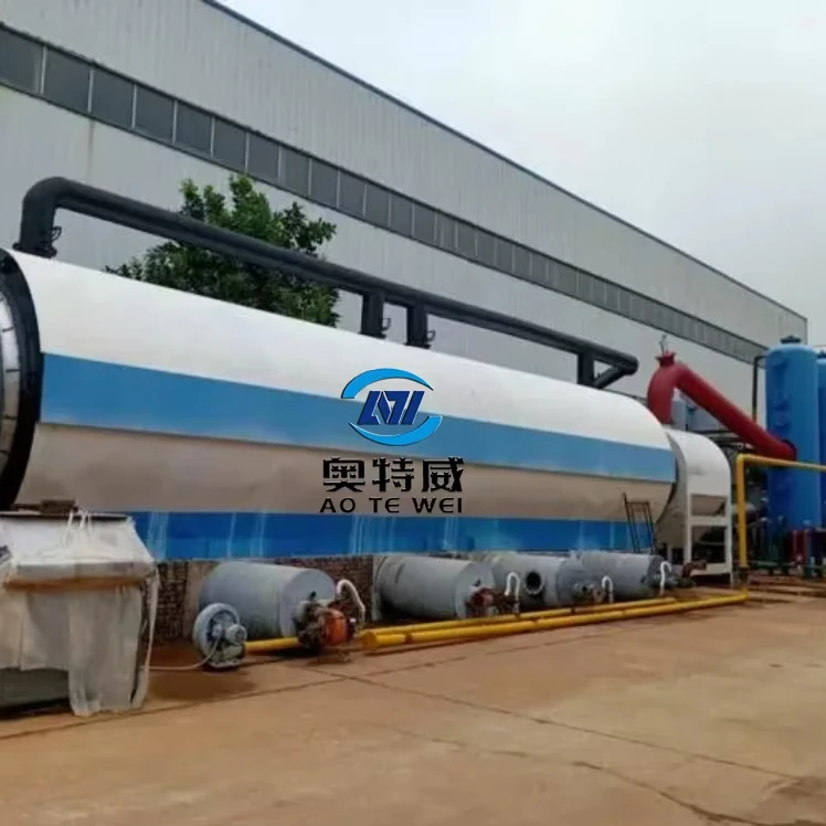 15-50tpd Waste Plastic Tyre to Fuel Oil Pyrolysis Plant Type Plastic To Diesel Fuel Oil Machine