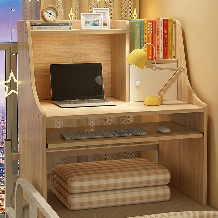 Modern Minimalist Reading Area Ergonomic Student Multipurpose Study Table Kids Bed With Study Table for Bed