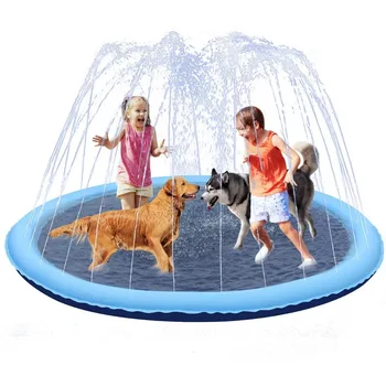 Wholesale Portable PVC Eco-friendly Garden Sprinklers Game Sprinkler Pad Inflatable Water Splash Mat For Kids Outdoor Water Toys