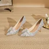 silver /  heel 8cm