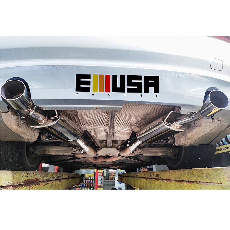 High Performance Exhaust Muffler With Tips B*mw E90 E92 E93 335is N54