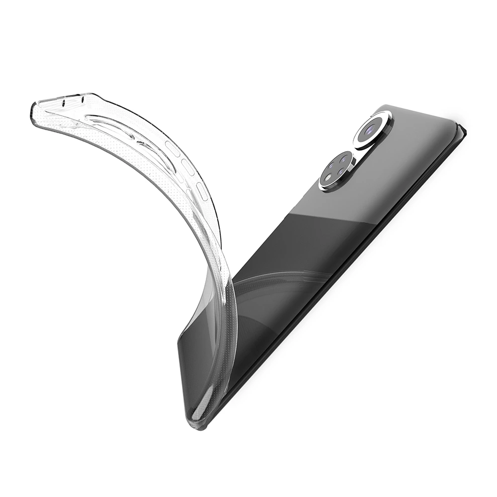 Custodia Per Huawei Nova 9 SE / Honor 50 SE – Fiori, Trasparente, Con Vetro Temperato Incluso, TPU Morbido