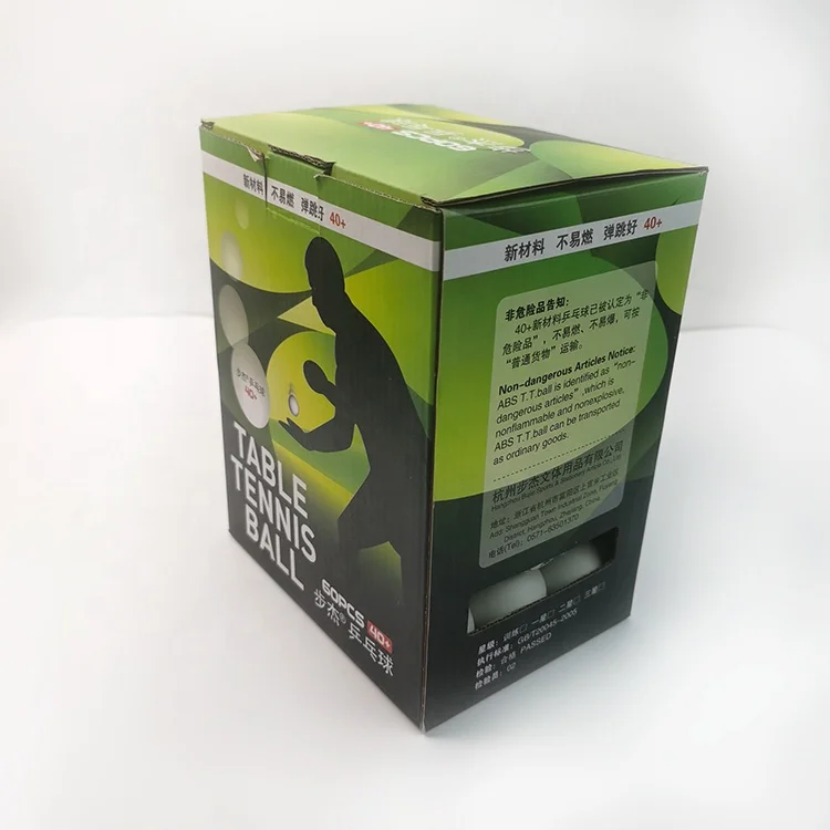 Поставщик: Китай (материк) 60 шт eco-friendly для пинг-понга теннисные мячи продажи Новый ABS Материал пожаро-шарики