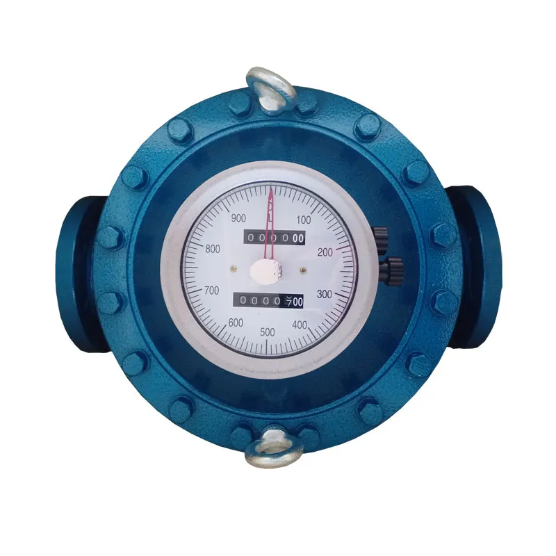 Mechanical Counter Flow Meter Oil Measure Oval Gear Flowmeter