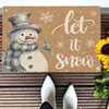 Imitation coconut fiber Christmas mat - 6