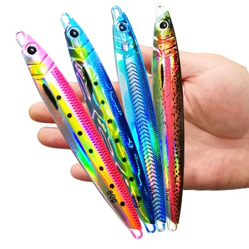 Bestseller Printed Slow-Rolling Iron Plate Lure UV 3D-Printed Crankbait Sea Fishing Boat Fishing Mackerel Metal – Metal Jig – view 2