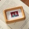A teak  + magnetic refrigerator sticker