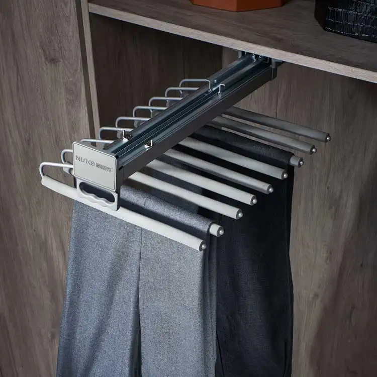 Wardrobe Pullout Hanger  TrouserSaree  Buy Furniture Fittings and  Accessories Online  Shop at Ebco