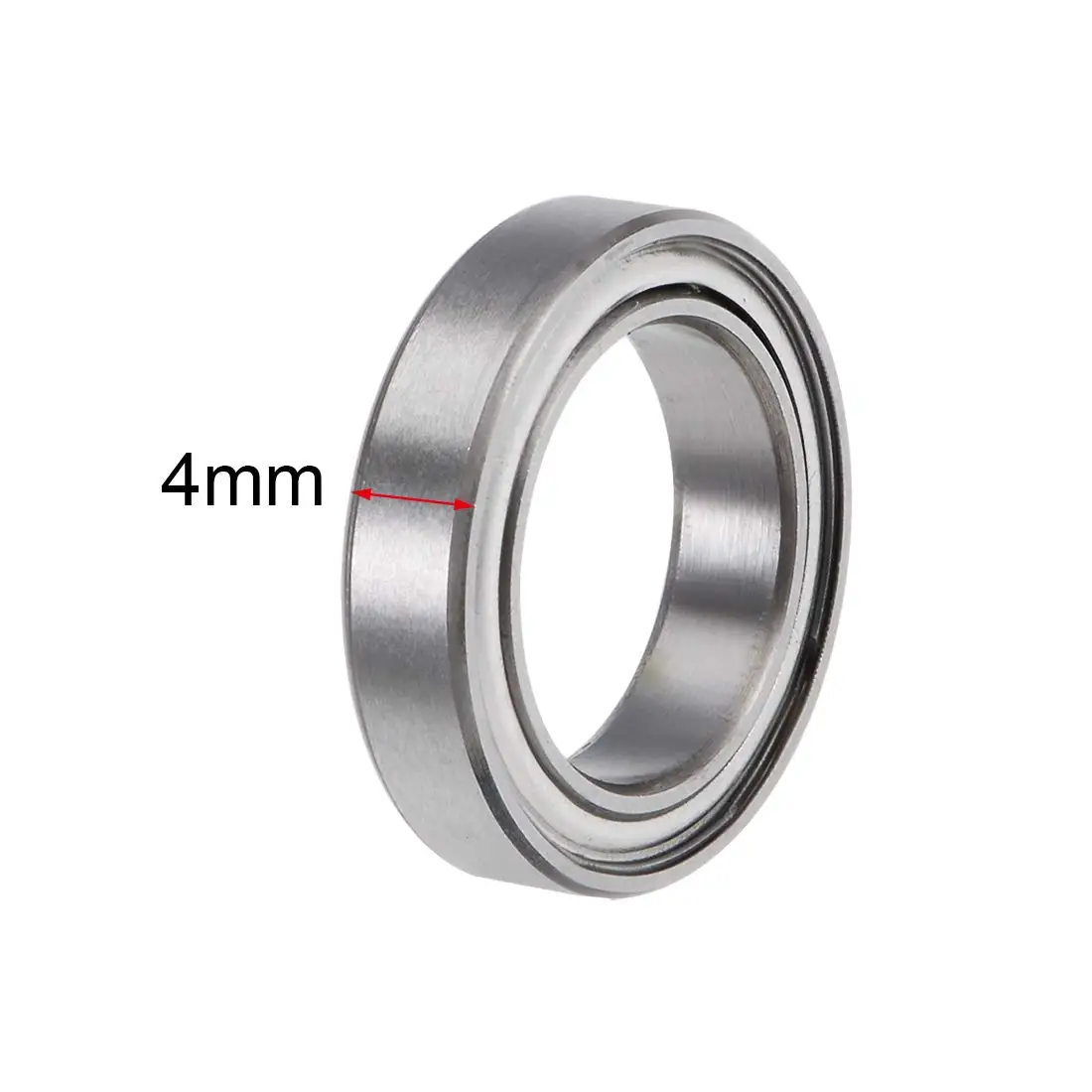 12mm*18mm*4mm Pack of 10 6701ZZ Deep Groove Metal Double Shielded Ball Bearing 