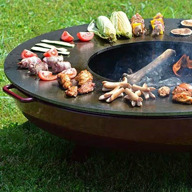 Garden Outdoor Teppanyaki Barbecue Bbq Grill Fire Pit