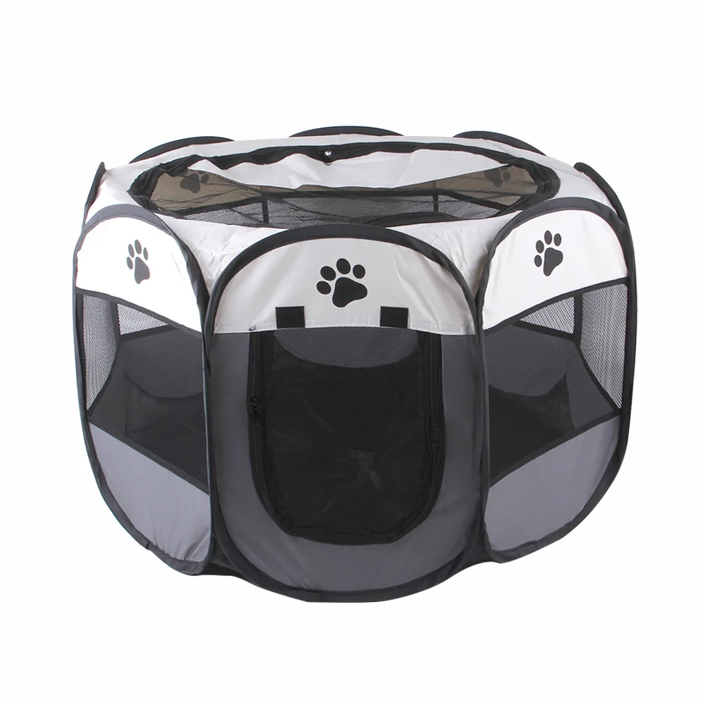 Waterproof Outdoor Foldable Pet Playpen Outside Big Pet Tent Portable Camping Tent Pet Fence Cat Cage