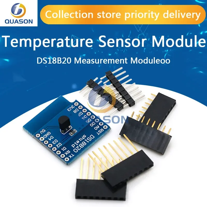 DS18B20 temperature sensor module measurement module for WEMOS D1 mini ...