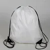 New drawstring backpack white