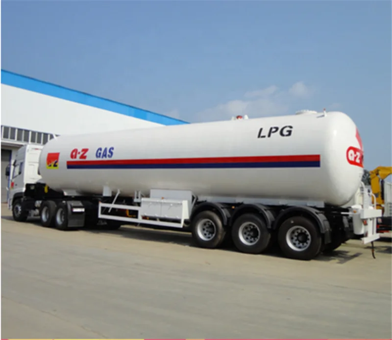 60000 Liters Lpg Bowser Semitrailer Gas Tank Truck Semi Trailer - Buy