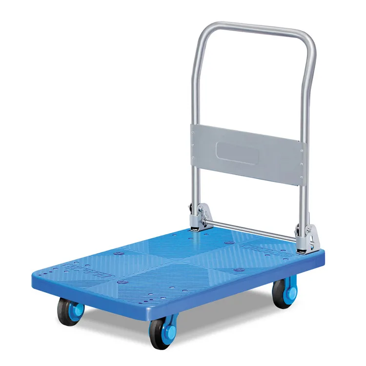 China manufacturing cheap plastic trolley flat tool cart heavy duty trolleys