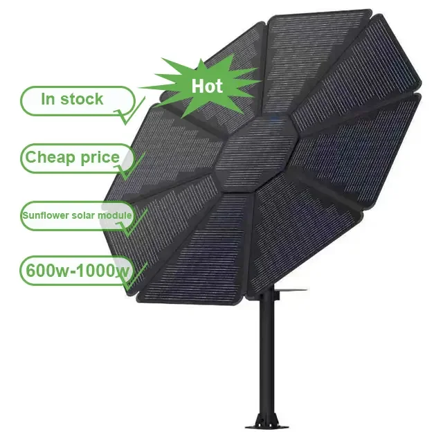 1000w Mppt Changer Outdoor Home Kit Sunflower Solar Panel Tracker ...