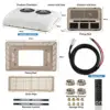 24V Blanco, Doble Ventilador AC, Alta Especificación