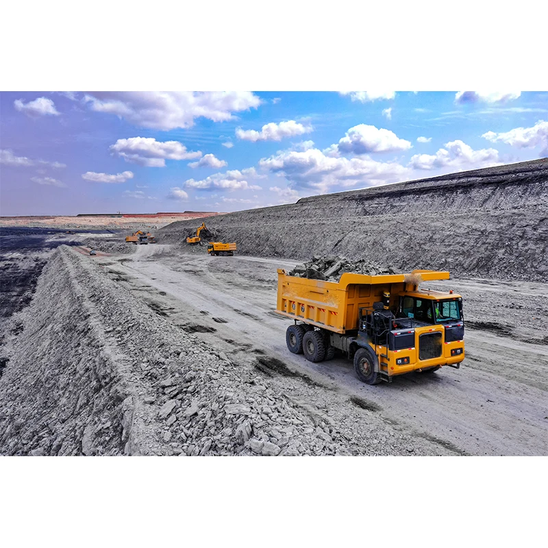 China 80t Rigid Mining Dump Truck with Reinforced Axle for