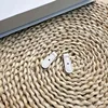White Center-Hole Leather Strap End