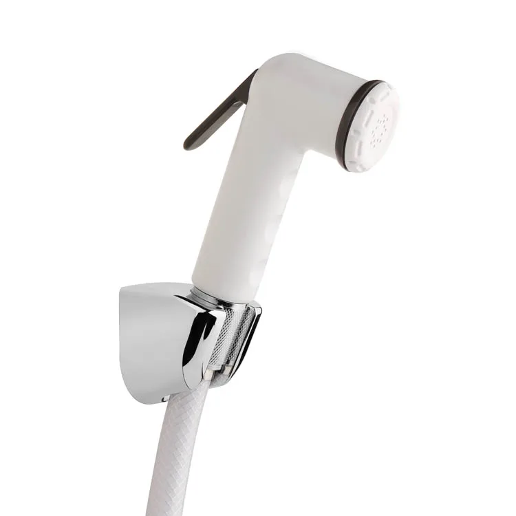 Middle East market White PP ABS Handheld Plastic Bidet Sprayer Shattaf ...