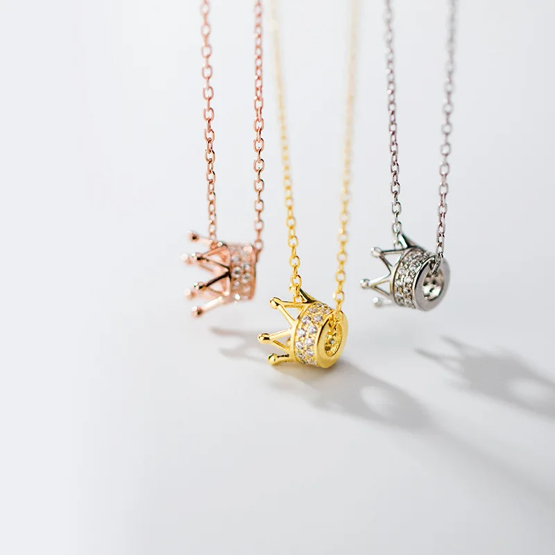 S925 Silver Necklace Female Korean 