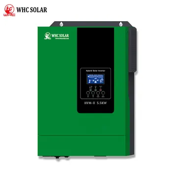WHC SOLAR 3.5Kw 5.5Kw Hvm Mppt Split Solar Power Inverter 48V Dc To 220V Ac Solar Inverter 3Kw 5Kw 8Kw Hybrid Onduler Solaire