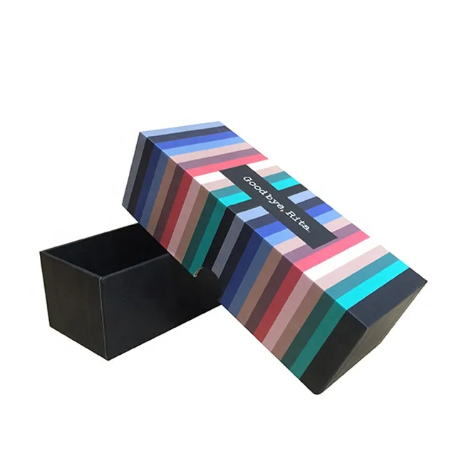 Maßangefertigte Goldfolie Parfüm MINI-Flaschen Verpackungsschachtel, schwarzer Karton Magnet-Parfümfläschchen-Box
