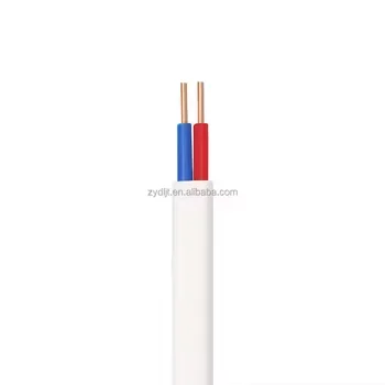 BVVB Copper conductor flat sheathed   wire   1.5  2.5  4  6 mm2    2 core   hot  selling cable