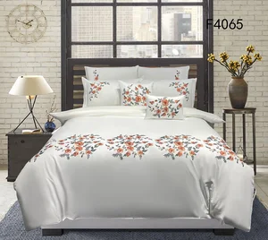 Classical Embroidery Design Queen Size Comforter Set 100% Polyester Microfiber Luxury Bedding Comforter Sets