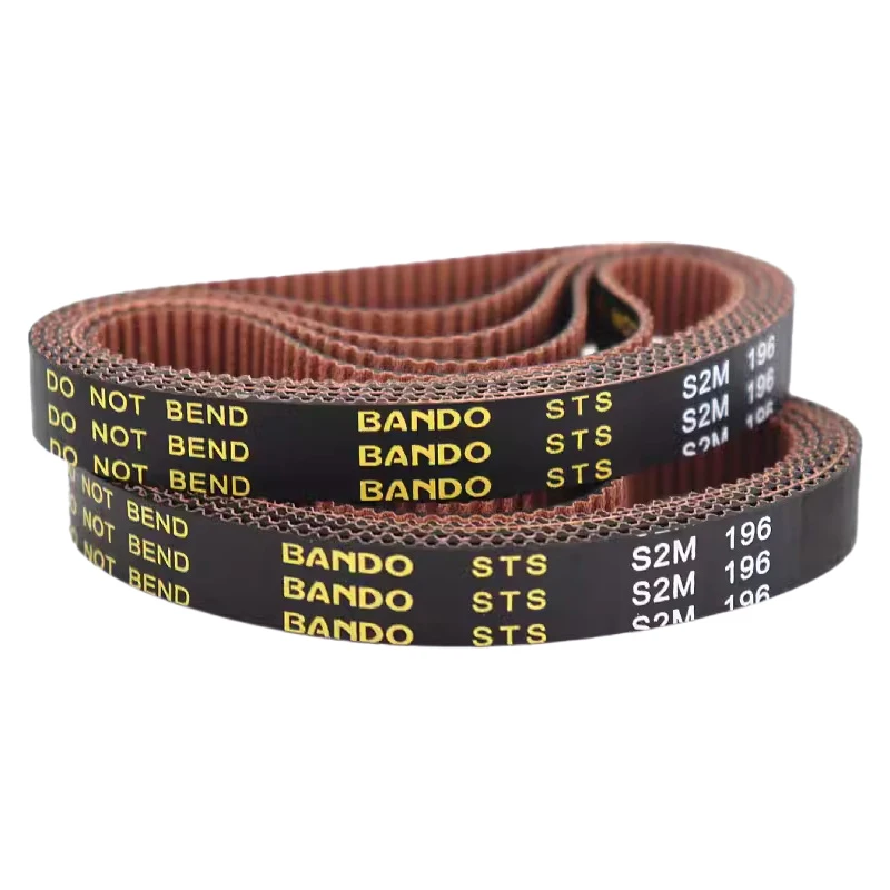 JAPAN BANDO Brand Hot Selling STS Rubber Timing Belt Synchronous Belt  S2M158 S2M160 S2M162 S2M164 S2M166 S2M168 S2M170 S2M172
