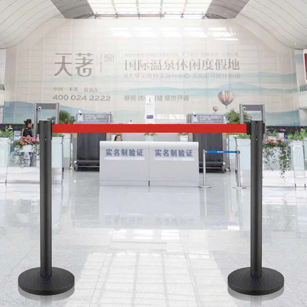 Гуанчжоу MAX кинотеатр металлический барьер толпов управления пост выдвижной баррикадное заграждение ремень опоры для борьбы с