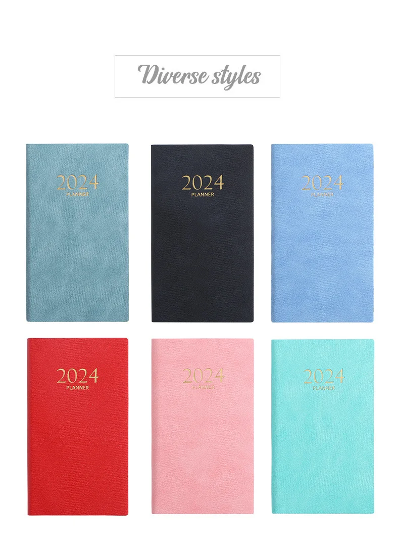 2023 2024 Customized Hardcover Pu Leather Colorful Notebook A4 A6 ...