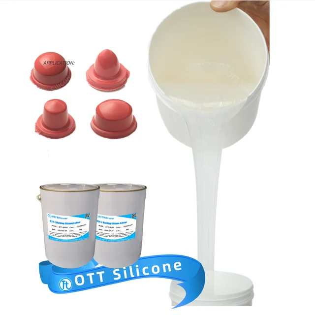 Two Components RTV2 Silicone Rubber for Tampo Printing Pad Making