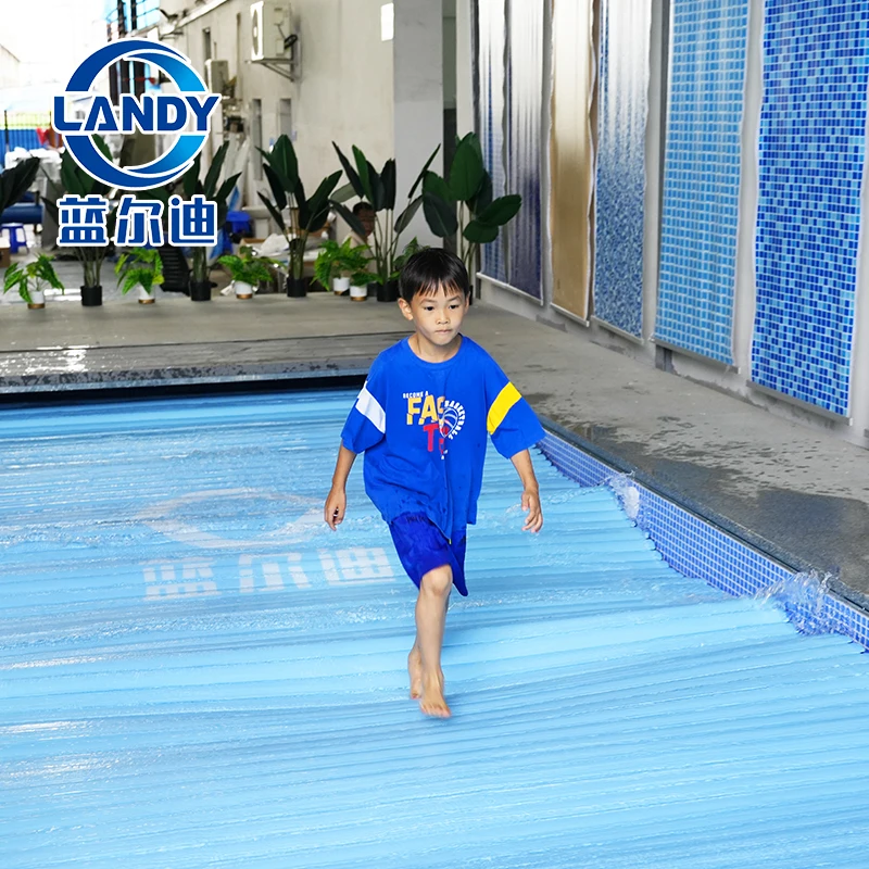 PC Electric Automatic Swimming Pool Cover UV-Resistant Waterproof Anti-slip Automatic Pool Cover for Above Ground Pool