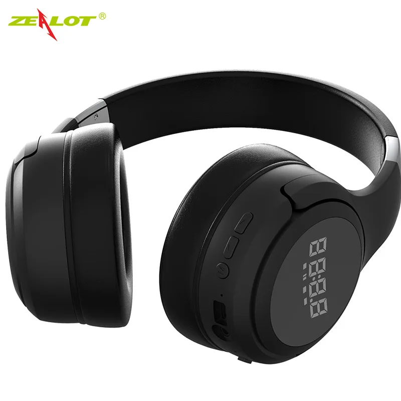 ZEALOT B28 Headphone Noise Cancelling Aktif dengan Mikrofon, Headphone  Nirkabel Bass Dalam Telinga untuk Perjalanan/Bekerja