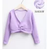 fleece-lined purple vest