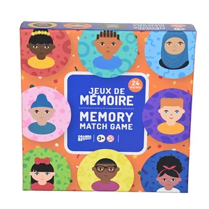 Customized Memory Game Flashcards Educational Puzzle Cards Printed Memory Matching Game Flashcards for Families and Children