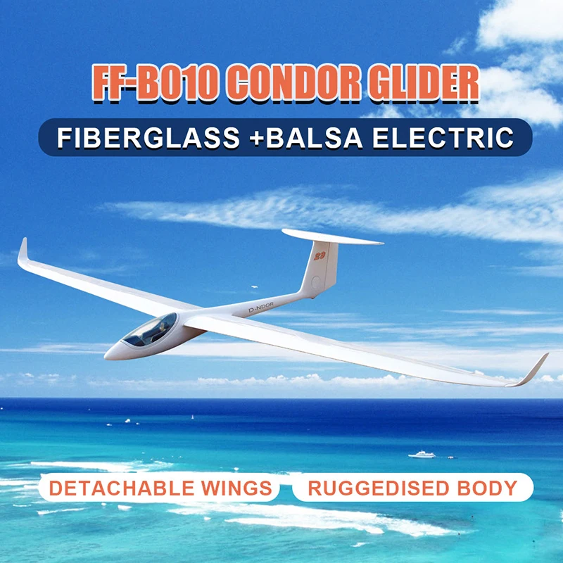 Flberglasses BalsaRCグライダー飛行機リモコン飛行機翼幅2530mm屋外グライダーおもちゃ飛行機コンドルバージョン|  Alibaba.com