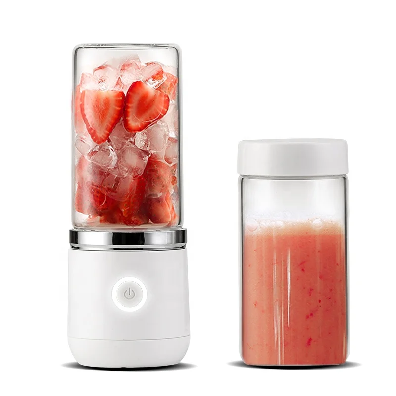 Electric Fresh Fruit Juicer Extractor Machine Motor USB Blender Portable Blender Cup Appliances Kitchen Steel Home Plastic OEM
