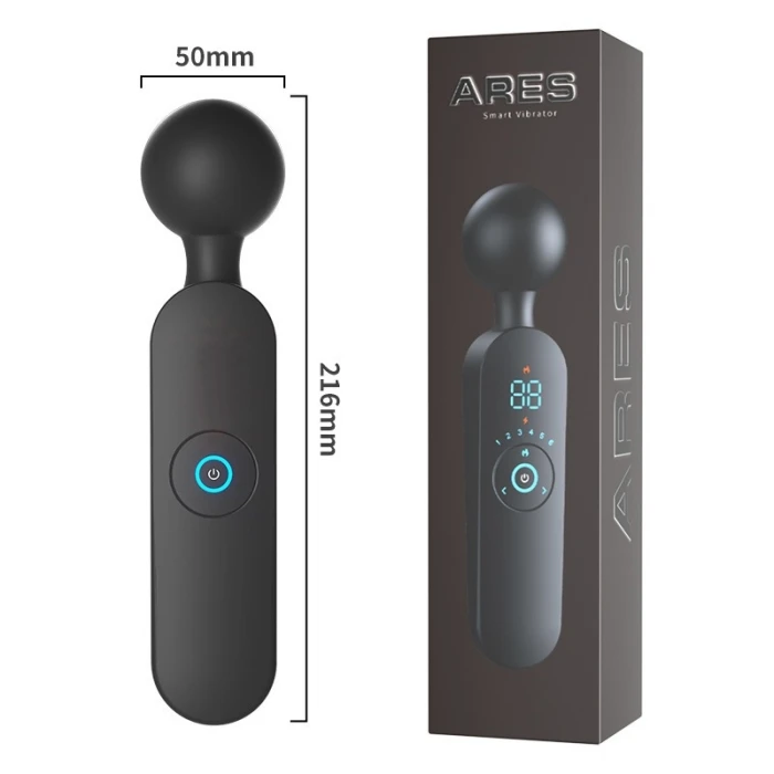 Premium women's vibrator packaging and contents