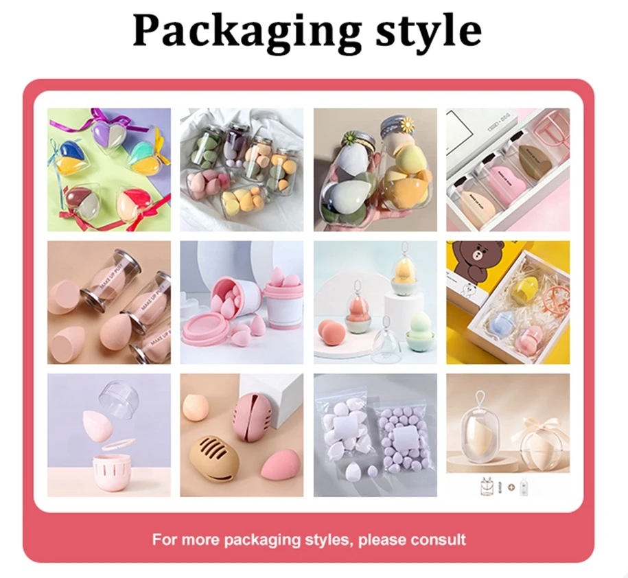 New OEM ODM Custom Natural Cosmetics Tools Accessories Washable Facial Beauty Private Label Super Soft Makeup Blender in Bulk
