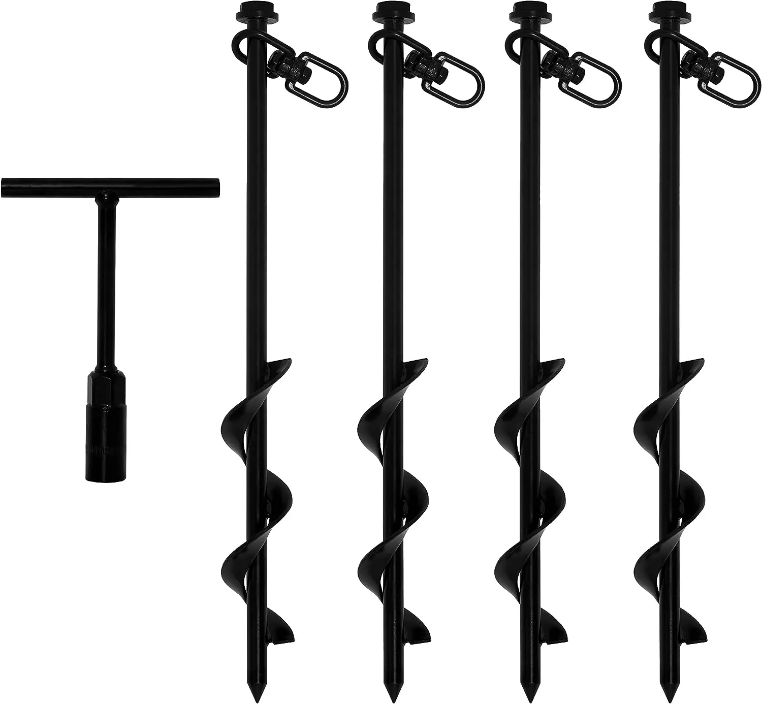 Outdoor Camp Tent Accessories Sand Ground Earth Screw Stake Arrow