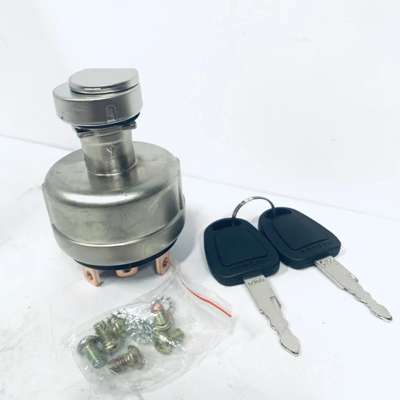 K1001654B Ignition Key Switch for Construction Machinery for Excavators Models DX140 DX225 DX300 DX500"