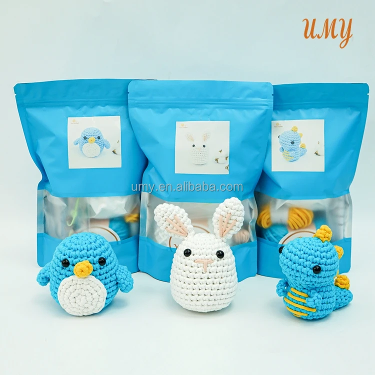Эргономичная пряжа с животными Diy Mini Amigurumi De Base набор ручной работы на заказ милый динозавр полный комплект для