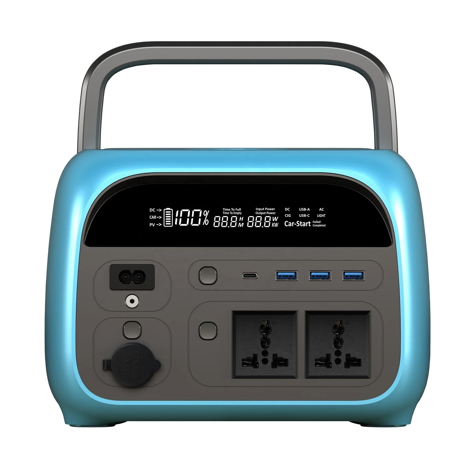 Solar Energy Fast Charging Power Bank 500W 14500mAh Portable Power Station